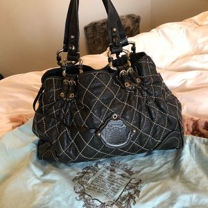 Leather quilted Juicy Couture bag